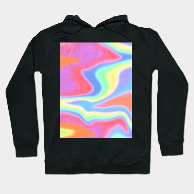 Abstract Liquid Pattern Hoodie by MarjanShop